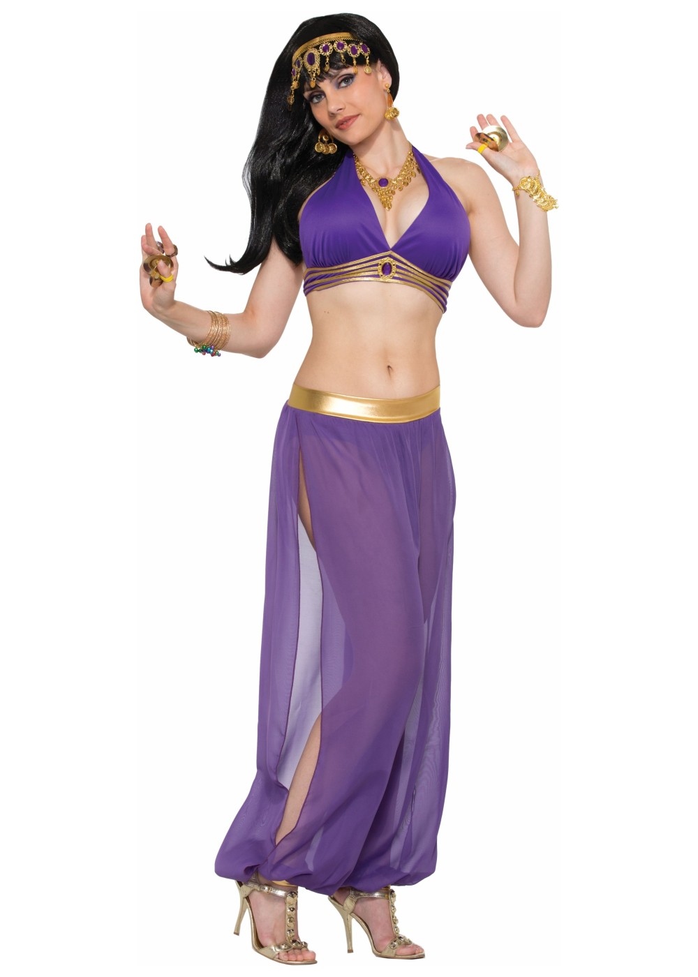 Desert Princess Dancer Purple Women Costume